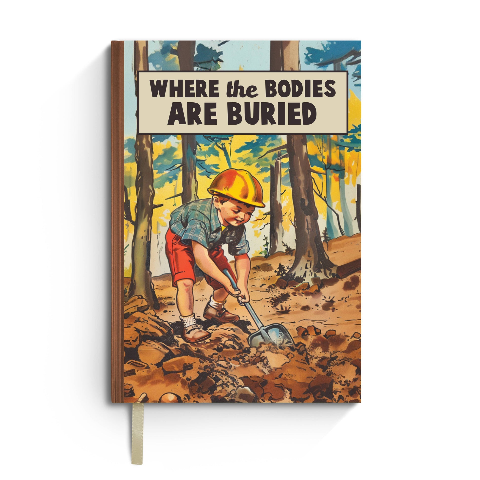 Where the Bodies Are Buried - Funny Notebook Journal - Mellow Monkey