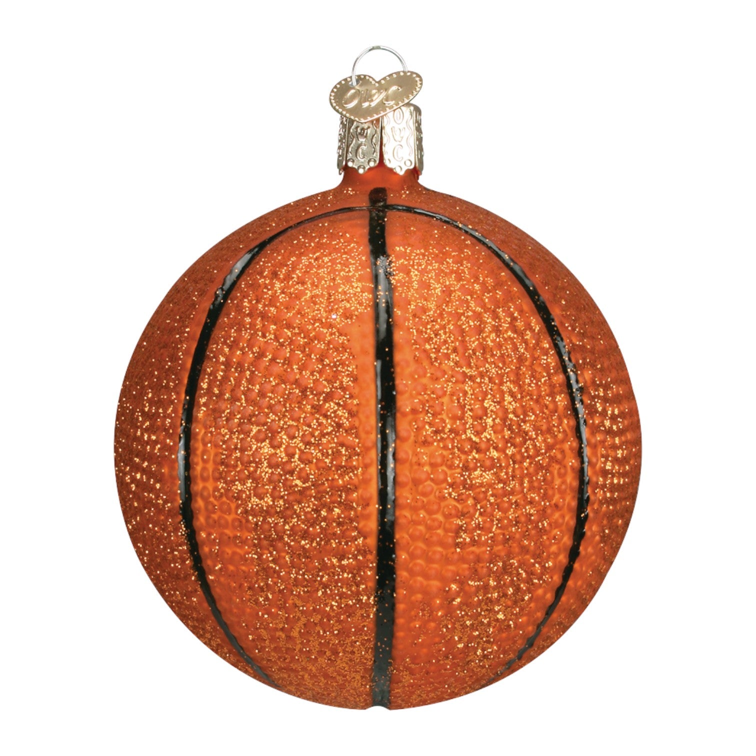 Basketball - Old World Christmas Blown Glass Holiday Ornament - Mellow Monkey