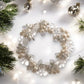 Beaded Berry and Crystal Mini Wreath/Candle Ring - 6-in - Mellow Monkey