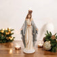 Crowned Virgin Mary Statue - 15-in - Mellow Monkey