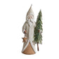 Natural Santa with Tree Ornament - 6-in - Mellow Monkey