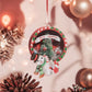 Snowman and Christmas Tree Cut Out Ornament - 5-1/2-in - Mellow Monkey