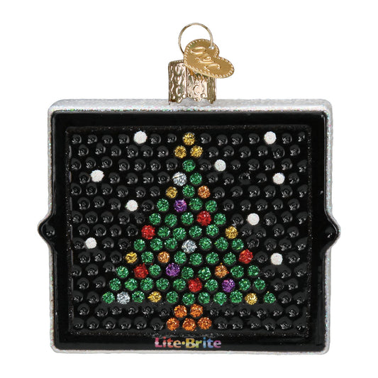 Lite Brite - Old World Christmas Blown Glass Holiday Ornament - Mellow Monkey