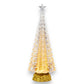 Lighted Gold Tree with Swirling Glitter- 15-in - Mellow Monkey