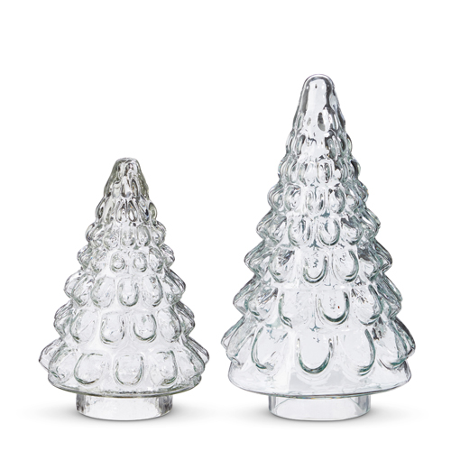 Clear Glass Boughed Christmas Tree - Mellow Monkey