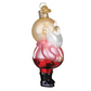 Santa in Suspenders - Old World Christmas Blown Glass Holiday Ornament - 4-1/2-in