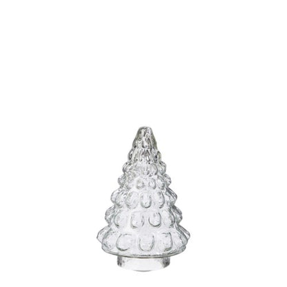 Clear Glass Boughed Christmas Tree - Mellow Monkey