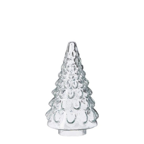 Clear Glass Boughed Christmas Tree - Mellow Monkey