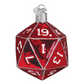 Dungeons & Dragons D20 Dice - Old World Christmas Ornament - Mellow Monkey