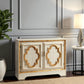 Distressed Gold Detail Cabinet - 47.25"L - Mellow Monkey