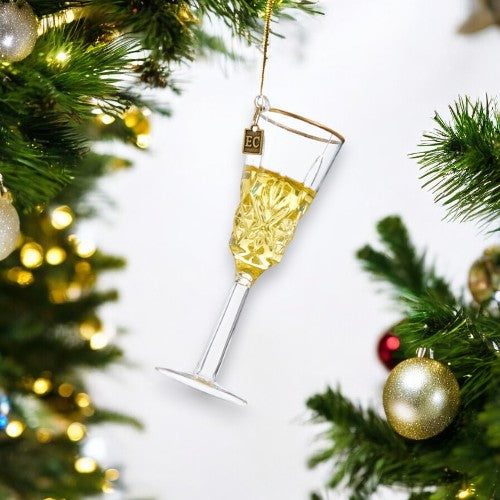 Mellow Monkey Champagne Wishes Ornament