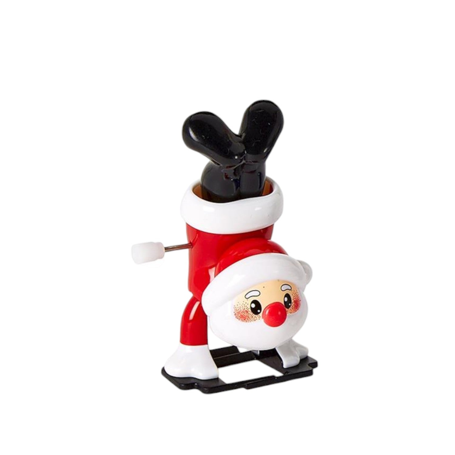 Hand Stand Holiday Wind Up Toy Santa Hand Stand Holiday Wind Up Toy Santa