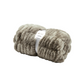 Grey Marbled Faux Fur Throw - 50-in x 60-in - Mellow Monkey