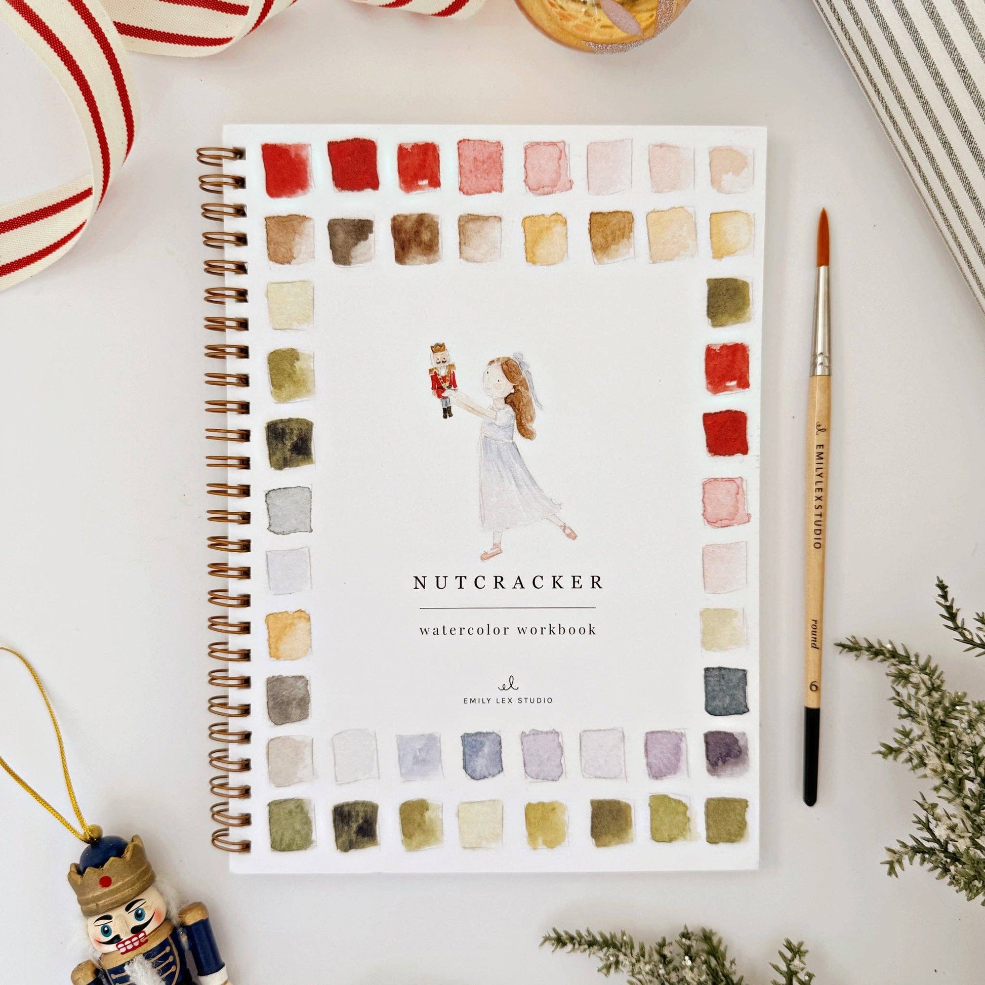 Nutcracker Watercolor Workbook - Mellow Monkey