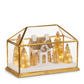 Lighted Gold House Terrarium - 10-3/4-in - Mellow Monkey