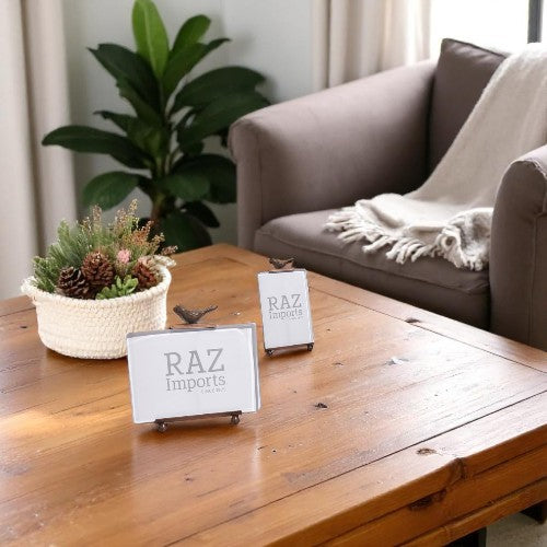 Bronze Bird Picture Easel - Holds 4x6 Photo - Mellow Monkey