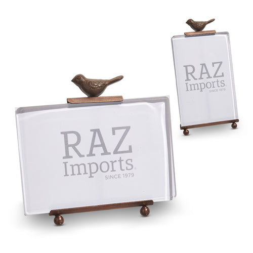 6" Bronze Bird Picture Easel - Mellow Monkey