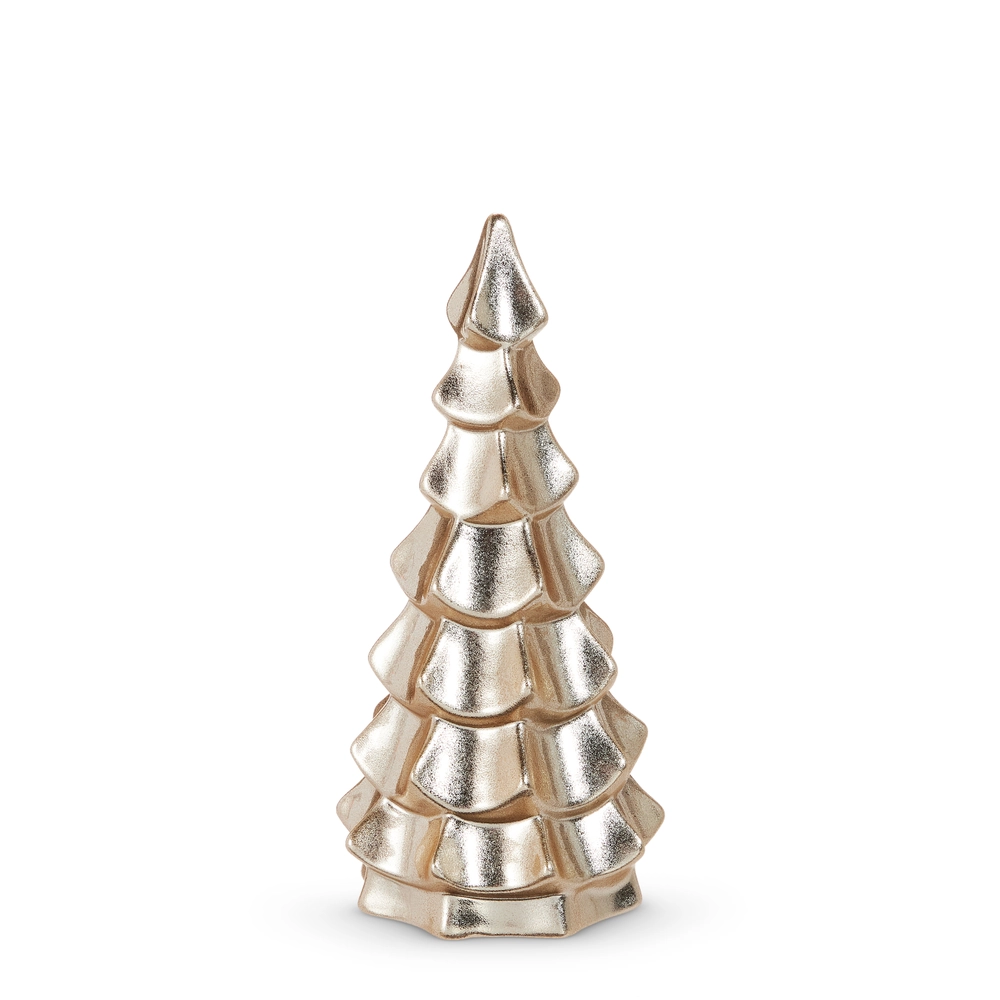Metallic Glazed Ribbon Tree - Mellow Monkey
