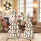 Metallic Glazed Ribbon Tree - Mellow Monkey