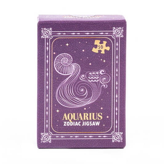 Zodiac Signs 50pc Jigsaws - Aquarius - Mellow Monkey