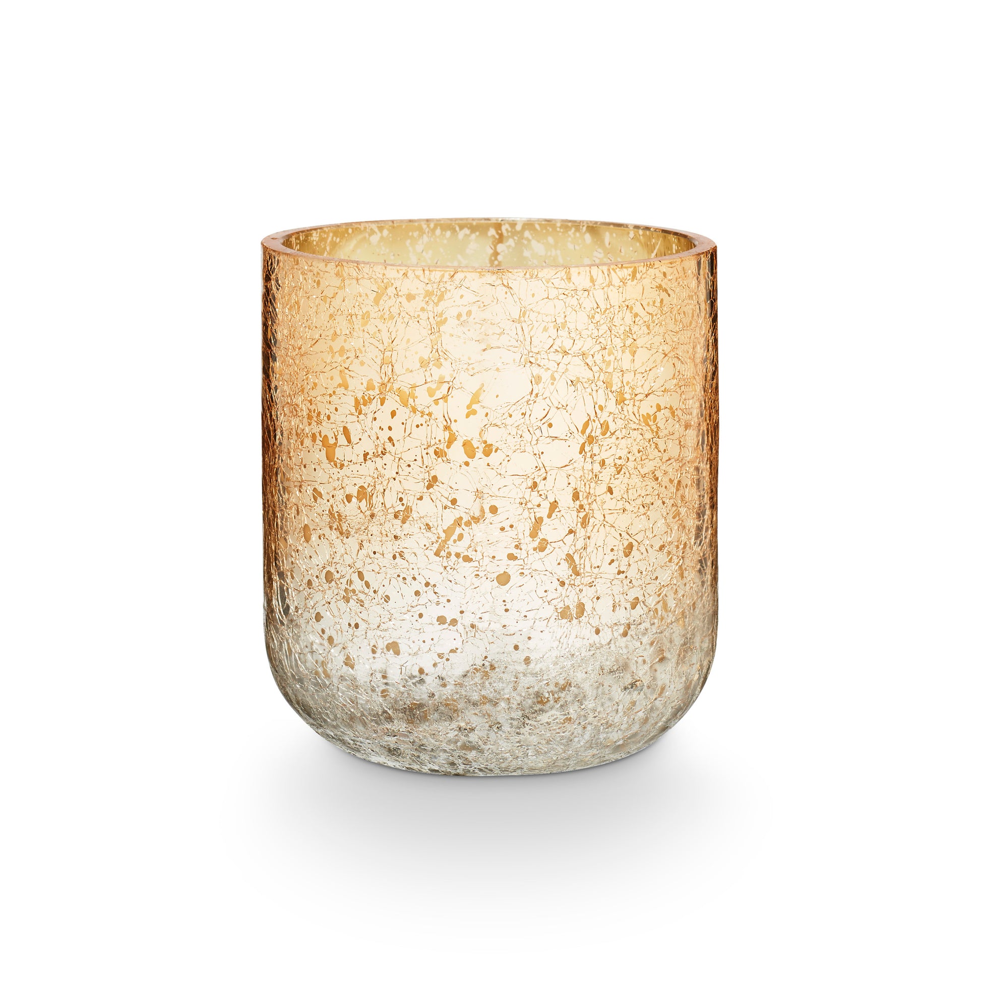 Winter White Small Radiant Glass Candle - Mellow Monkey