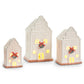 7.75 Lighted Porcelain Houses - SET - Mellow Monkey