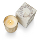 Winter White Small Boxed Crackle Glass Candle - Mellow Monkey