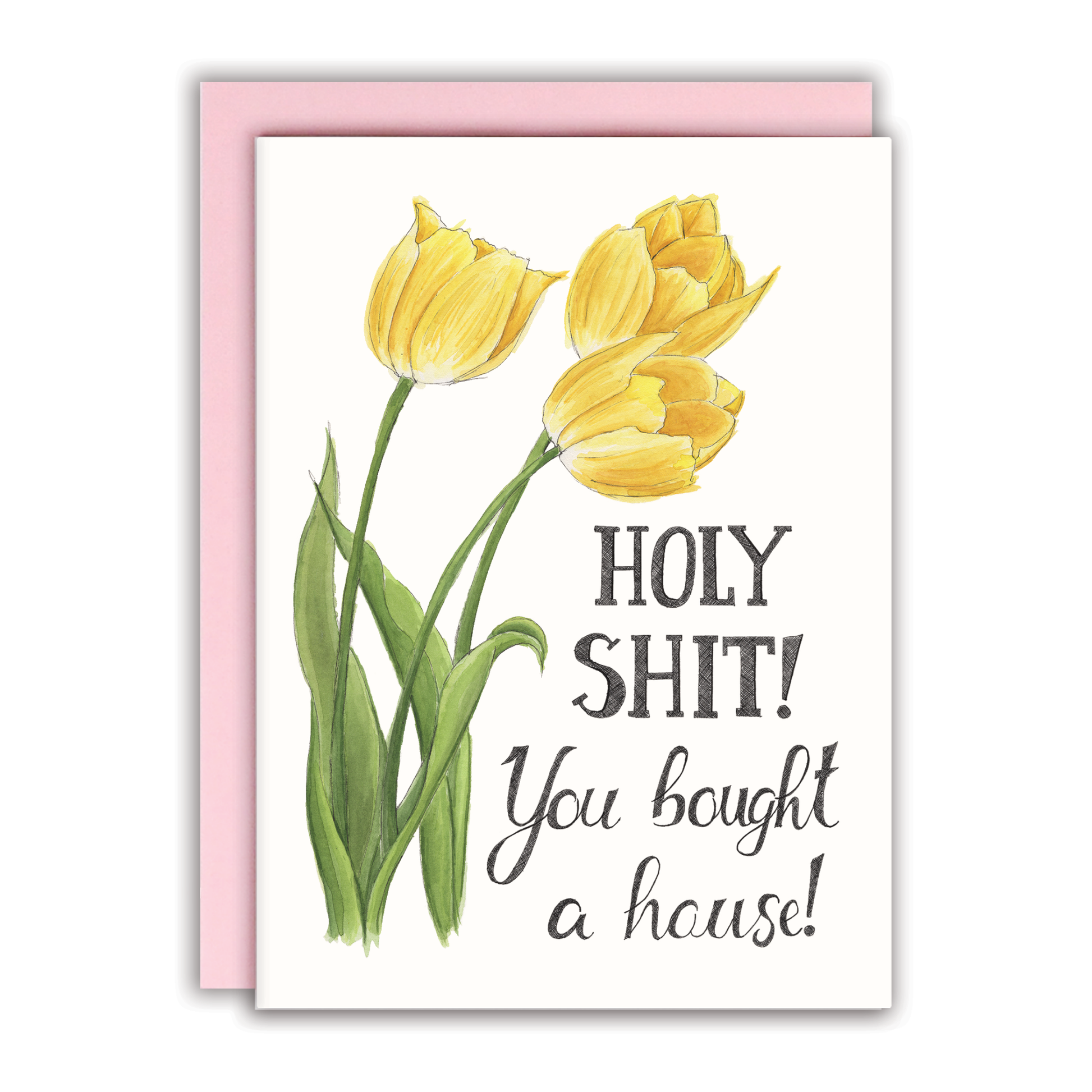 Holy Shit You Bought a House Card - Mellow Monkey