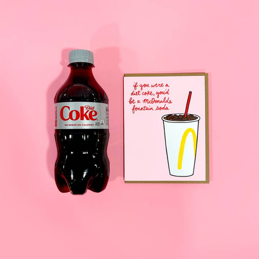 Fountain Soda - Love Greeting Card