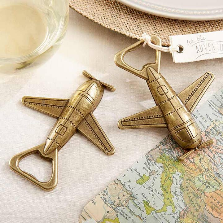 Let The Adventure Begin - Airplane Bottle Opener - Mellow Monkey