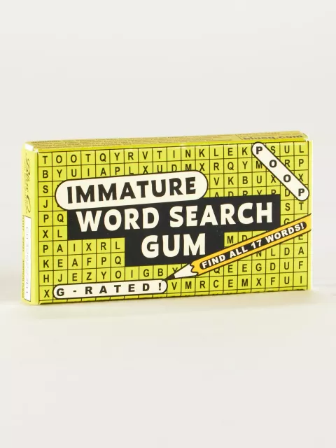 Immature Word Search - Gum - Mellow Monkey