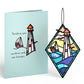 Sunshine and Sea Breezes Lighthouse Suncatcher Card - Mellow Monkey