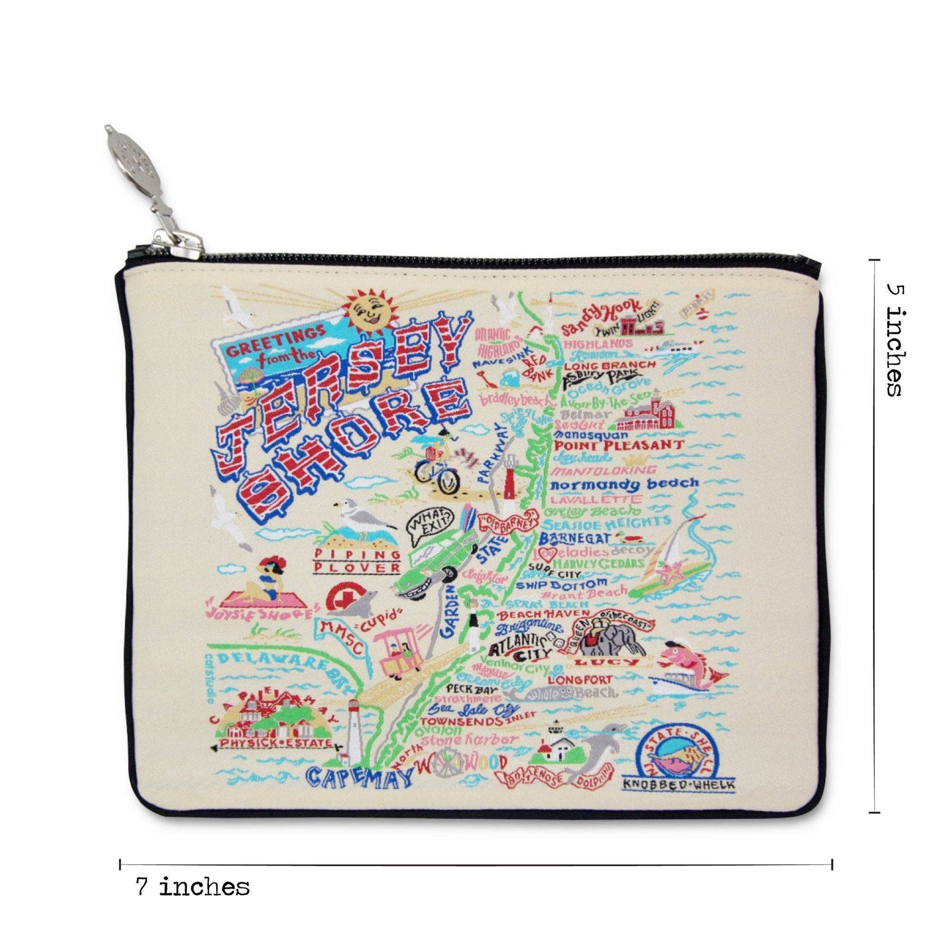 Jersey Shore Zip Pouch - Mellow Monkey