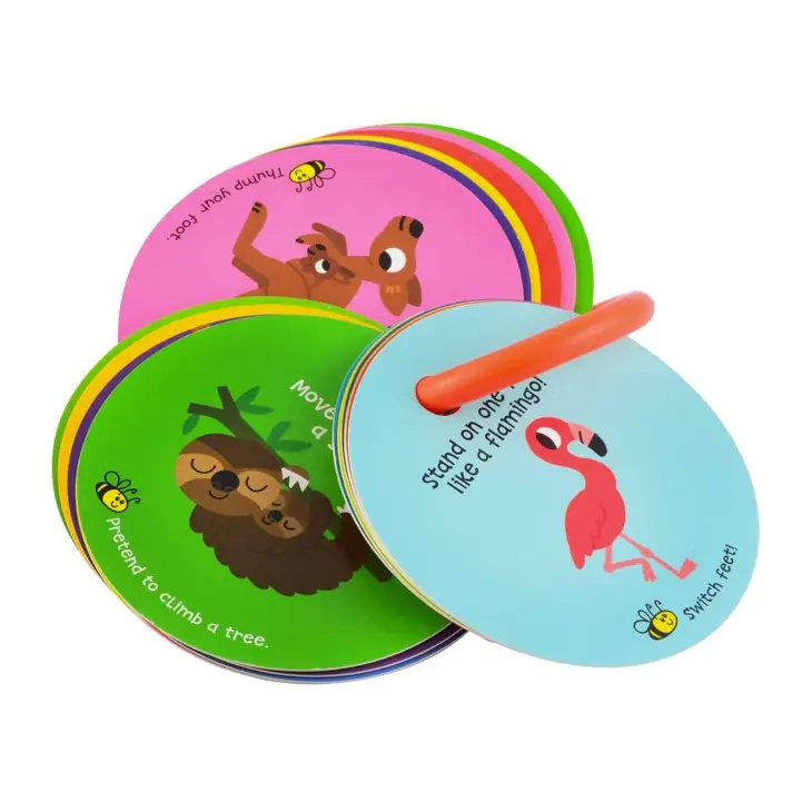 Toddler Action Cards - Animal Moves & Sounds - Mellow Monkey