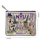 New York University (NYU) Collegiate Zip Pouch - Mellow Monkey
