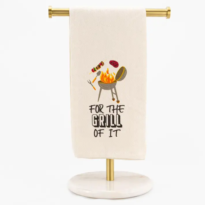 For the Grill of It - Hand Towel - Mellow Monkey