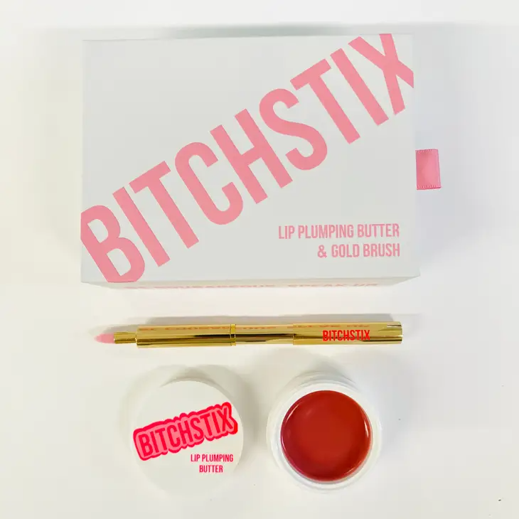 Bitchstix Lip Plumper And Brush Set - Mellow Monkey