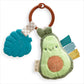 Itzy Pal™ Plush + Teether: Avocado - Mellow Monkey
