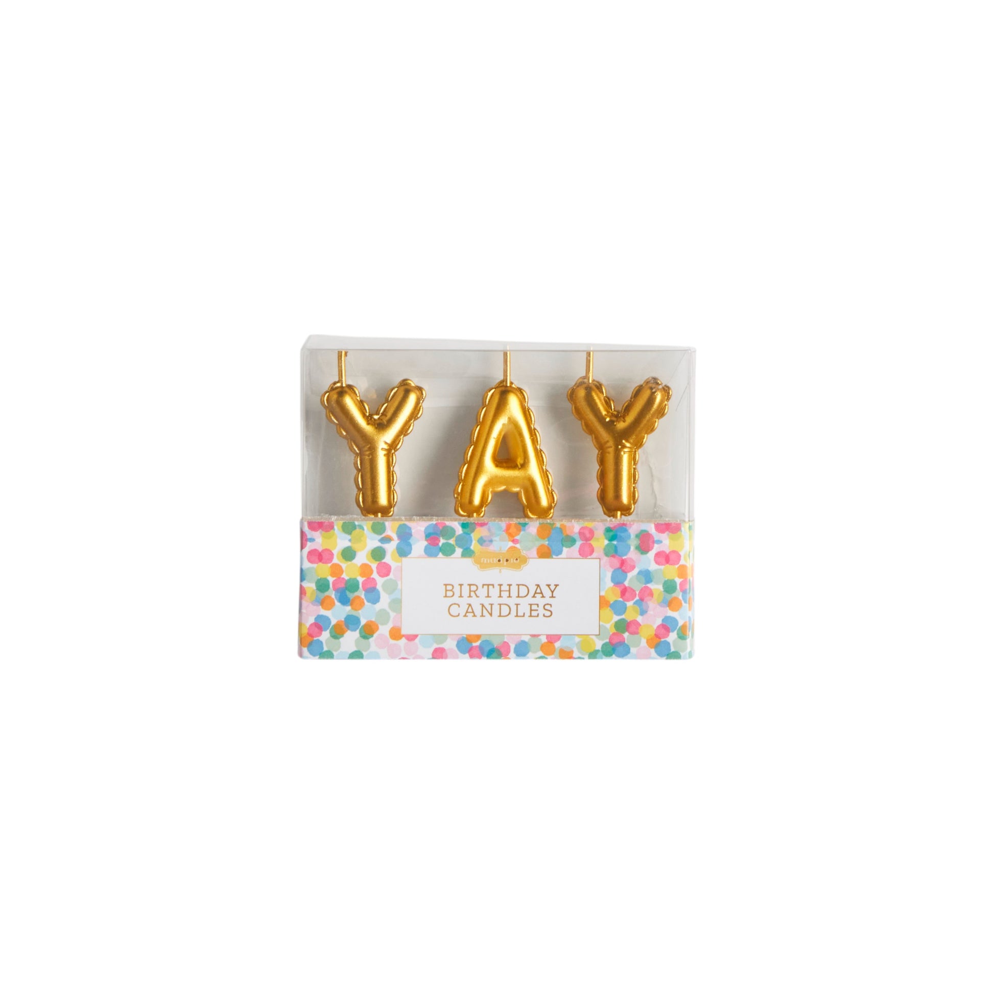 Yay - Birthday Candle on Plastic Stakes - Mellow Monkey