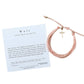 Wait - Adjustable Prayer Bracelet - Mellow Monkey