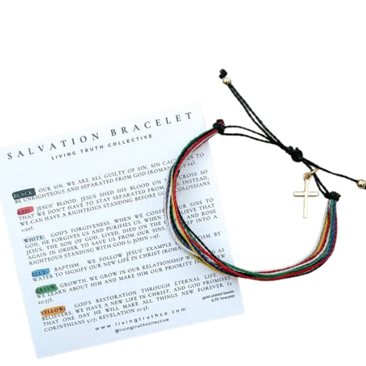 Bright Salvation - Adjustable Prayer Bracelet - Mellow Monkey