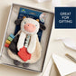 Cow Itzy Friends Lovey™ Plush + Teether Toy - Mellow Monkey