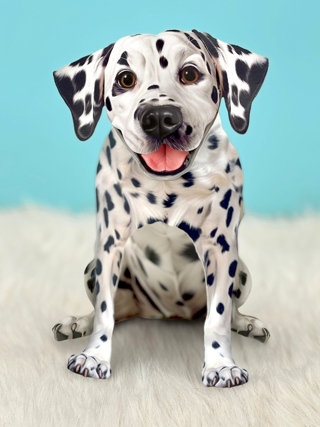 Dalmatian - Freshcut Pop-Up Pet Greeting Cards - Mellow Monkey