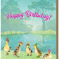 Ducklings - Birthday Greeting Card - Mellow Monkey