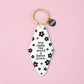 Printed You Make The World A Better Place - Printed Keychain White