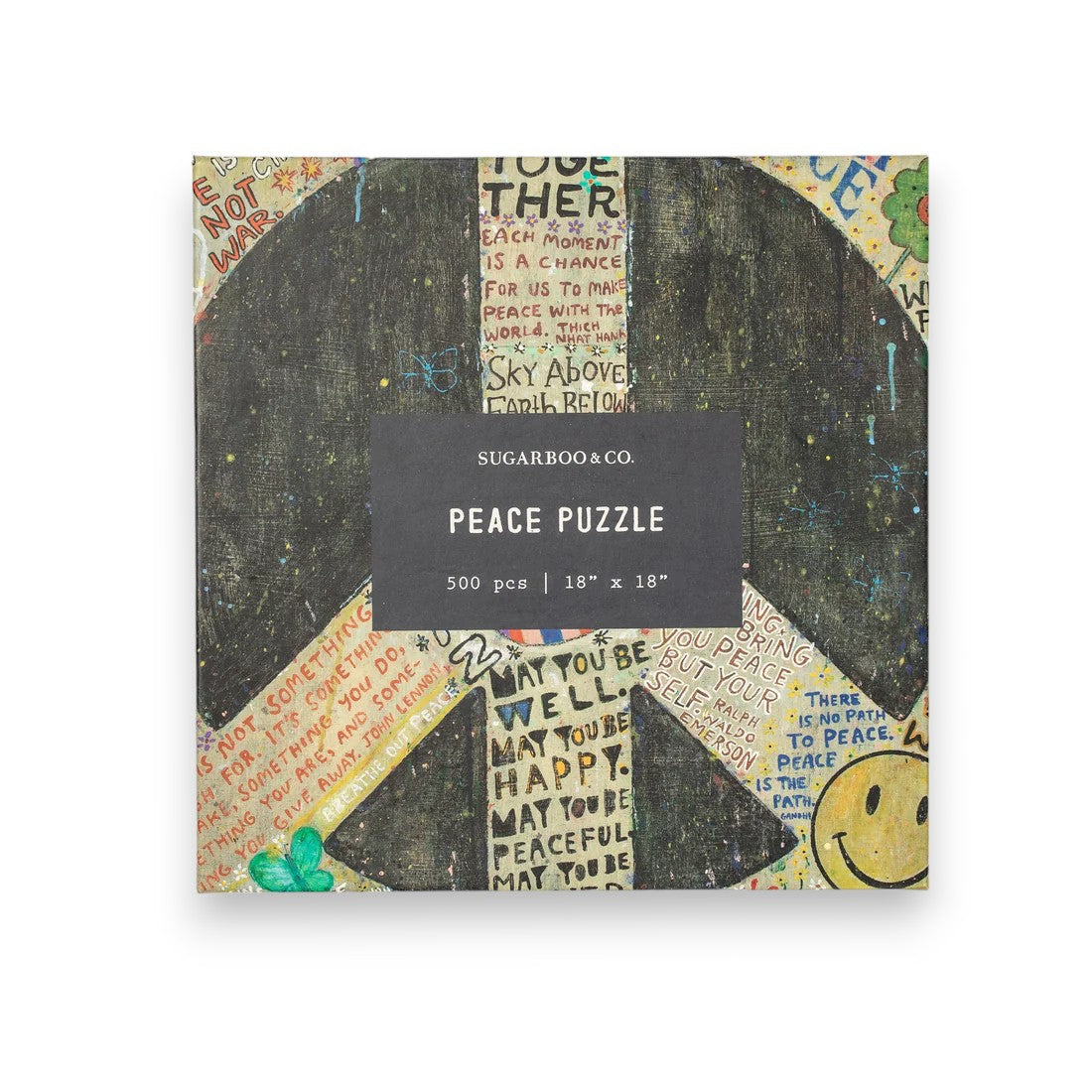 Choose Peace 500 Piece Puzzle by Sugarboo - Mellow Monkey