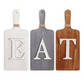 Rustic Wood Cutting Board EAT Sign - Mellow Monkey