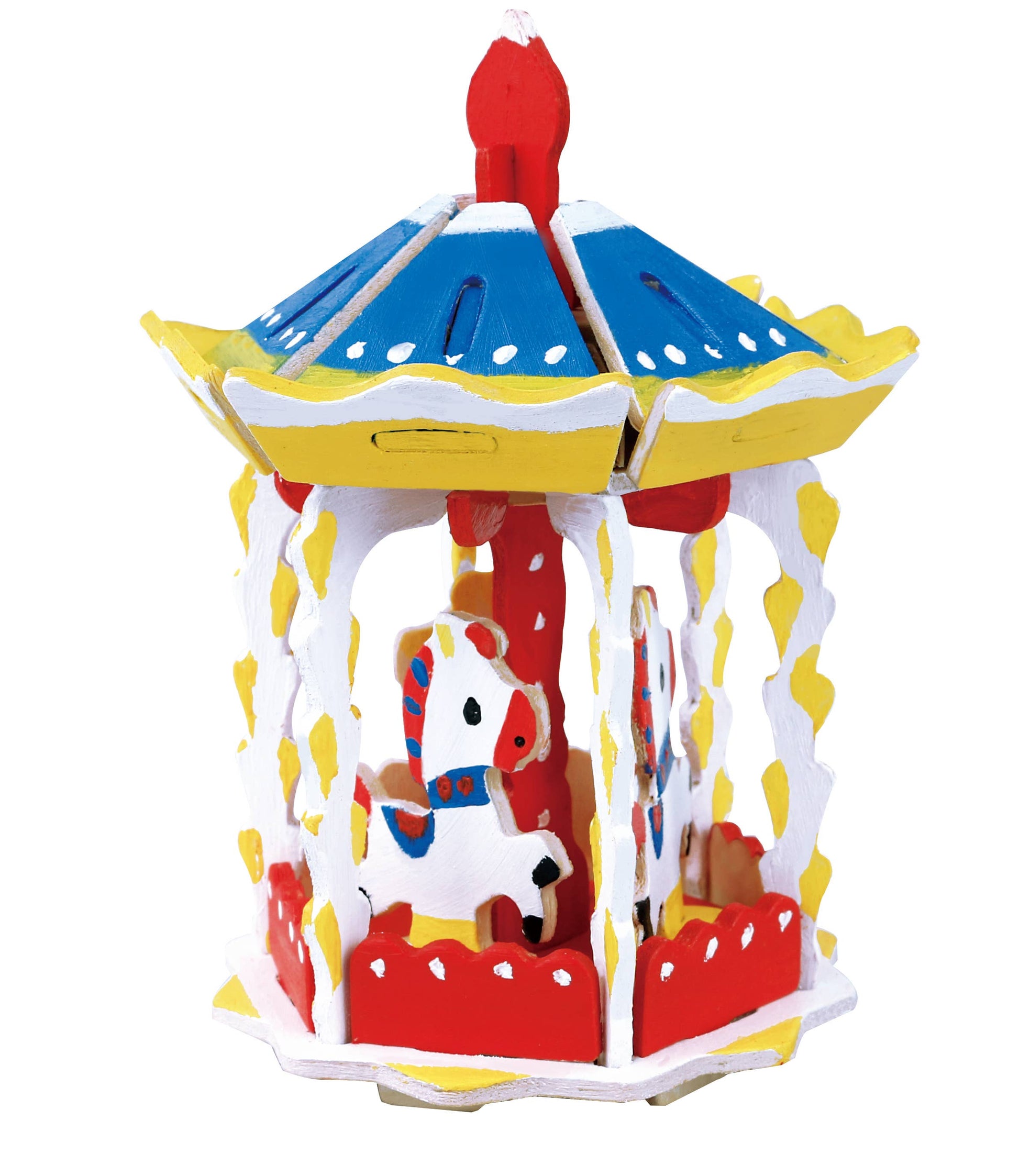 3D Wooden Puzzles (with paint) Kits: Civil Airplane - Mellow Monkey