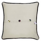 Catstudio San Francisco Hand-Embroidered Pillow - 20-in - Mellow Monkey