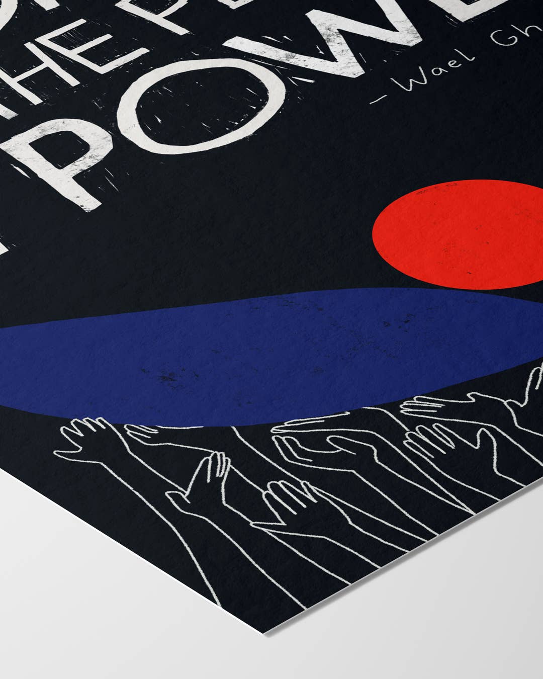 People Power - Framed Art Print - 8-in x 10-in - Mellow Monkey